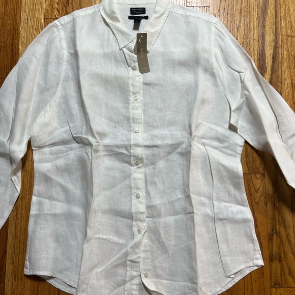 J. Crew White Casual Button Down Shirt - Picture 3 of 4